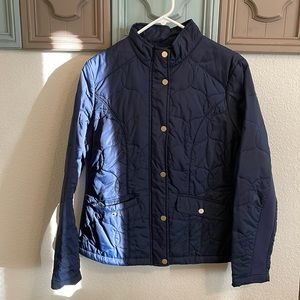 Thin puffer jacket.